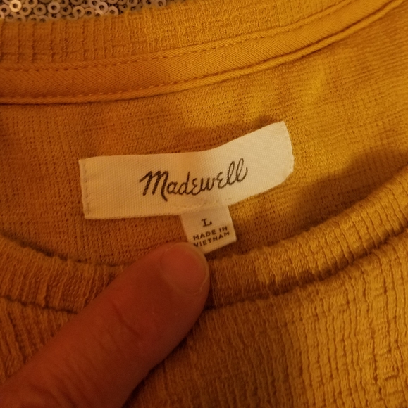 Madewell off the shoulder top - Picture 3 of 4